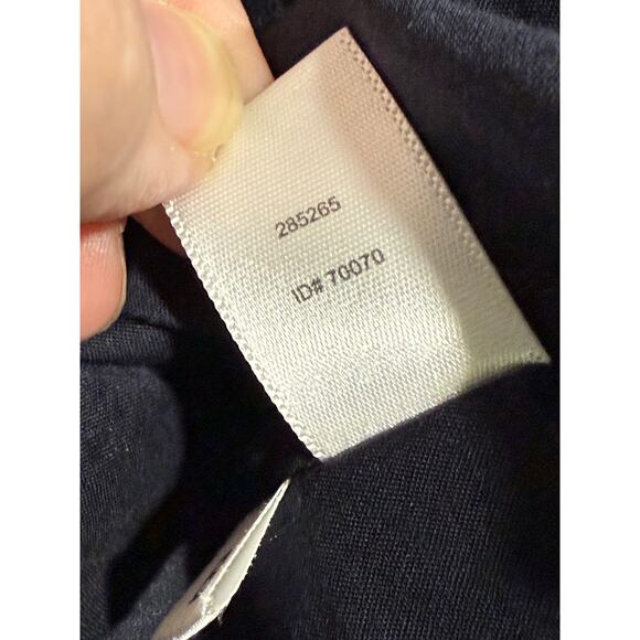 Ann Taylor Loft Pleated Dress Sleeveless Lined Womens 10 Petite Off White Blue - Picture 10 of 10